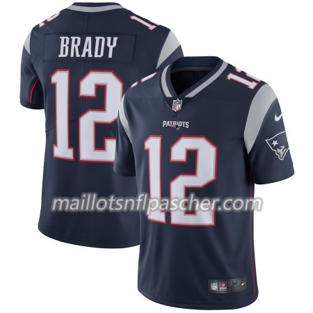 Maillot New England Patriots Tom Brady 12 Nike Navy - Homme